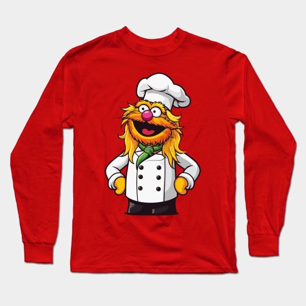 Swedish Chef Vert Der Ferk 02 Long Sleeve T-Shirt by Juancuan